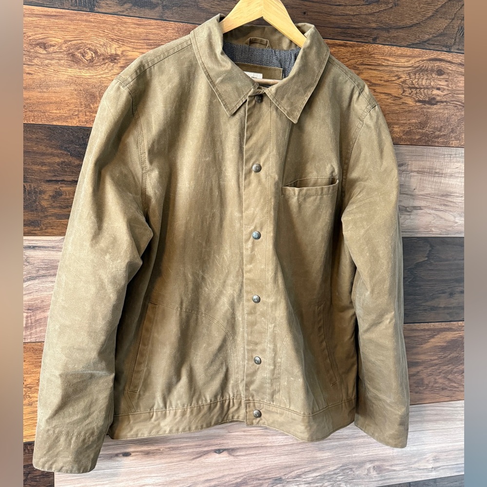 Flint and Tinder — The James Waxed Snap Jacket — XXL